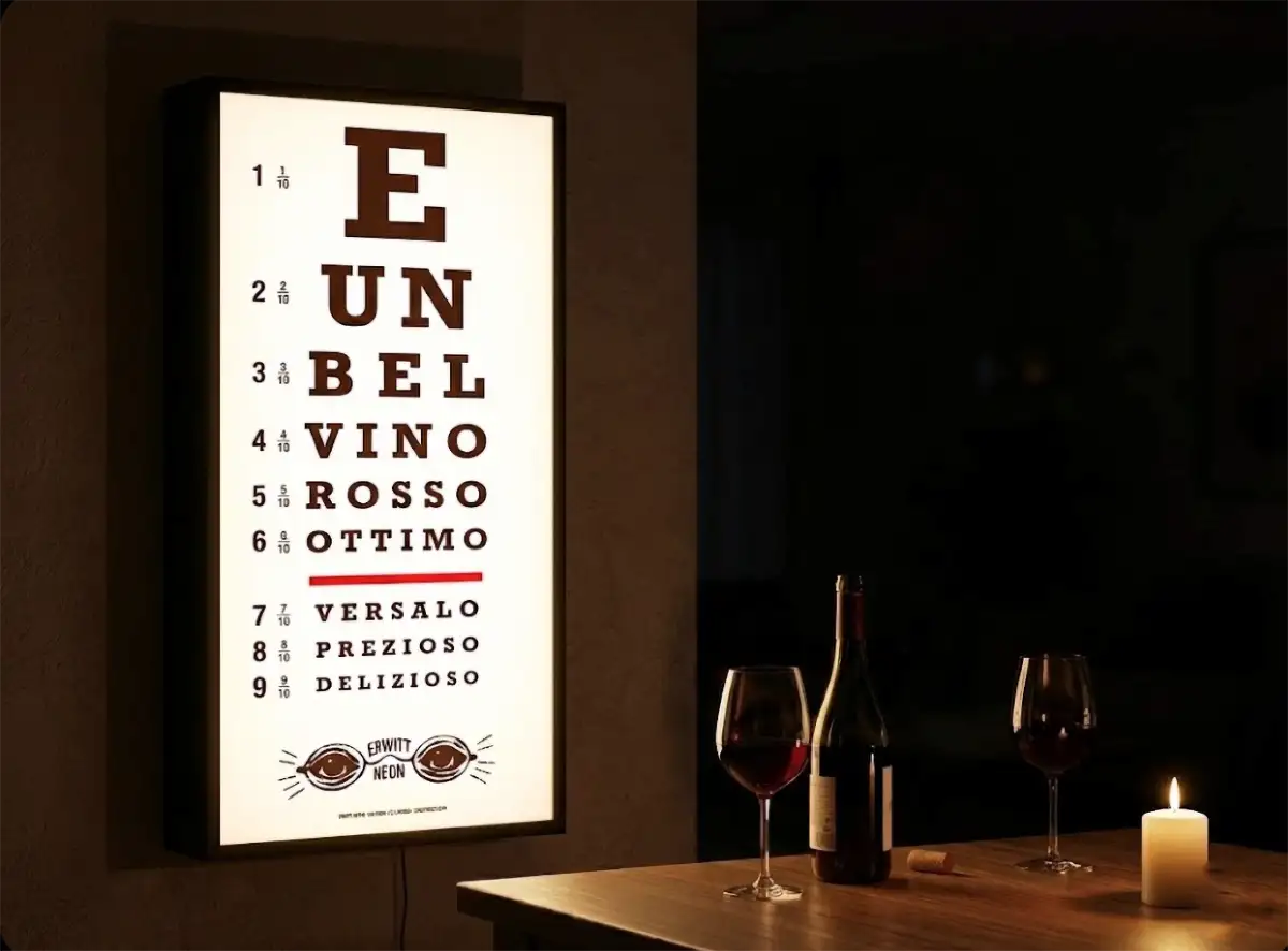 UN BEL VINO ROSSO - LIGHTBOX