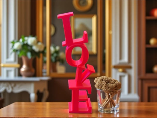 SCRITTA LOVE VERTICALE - 3D